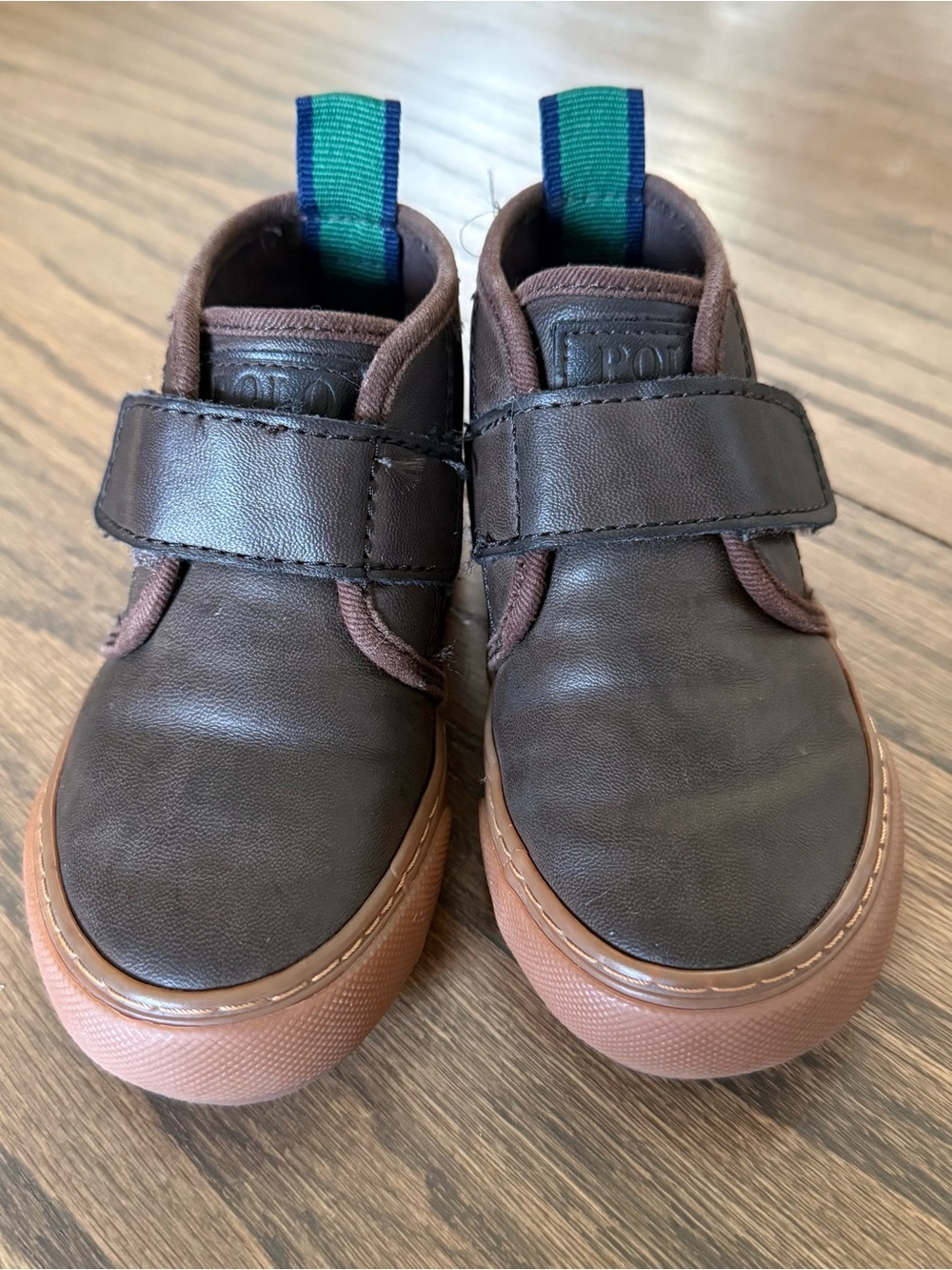 Polo Ralph Lauren Brown Leather style toddler boots